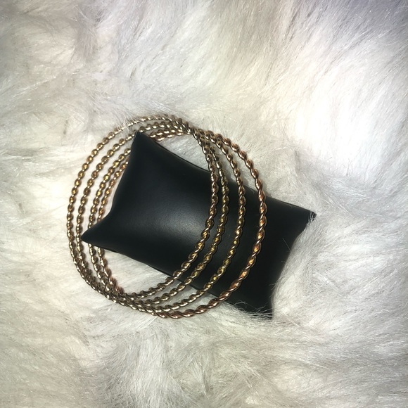 Gold Hoops and Bangles - Picture 3 of 4